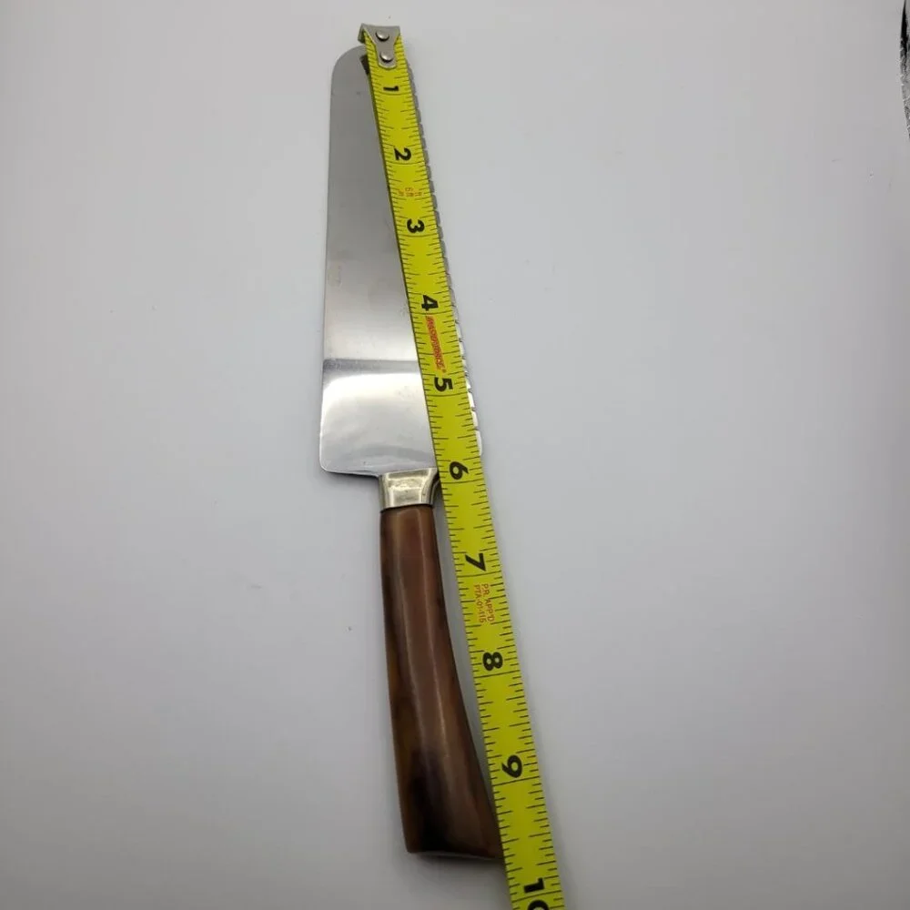 Frontier Forge Stainless Steel‎ Serrated Knife Serving Cake Pie Dessert Vintage